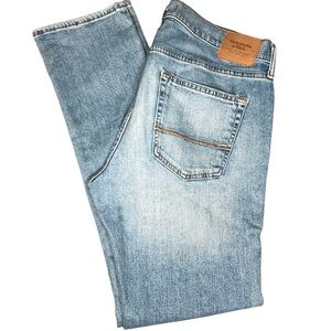 Abercrombie & Fitch Light Wash Stretch Skinny Jeans | 34x32